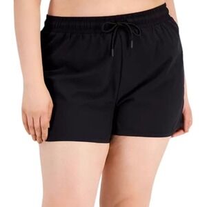 Ideology Women’s Active Running Shorts Black Size 1X